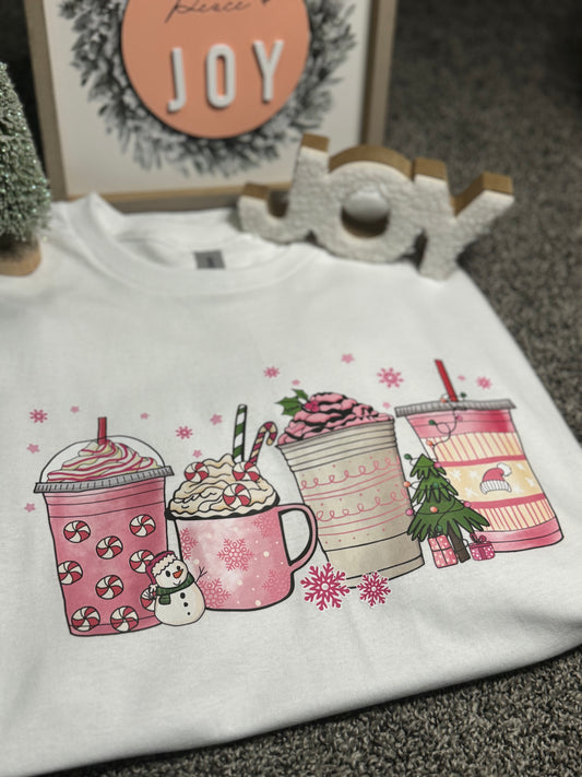 Pink Coffee Mugs shirt/Crewneck