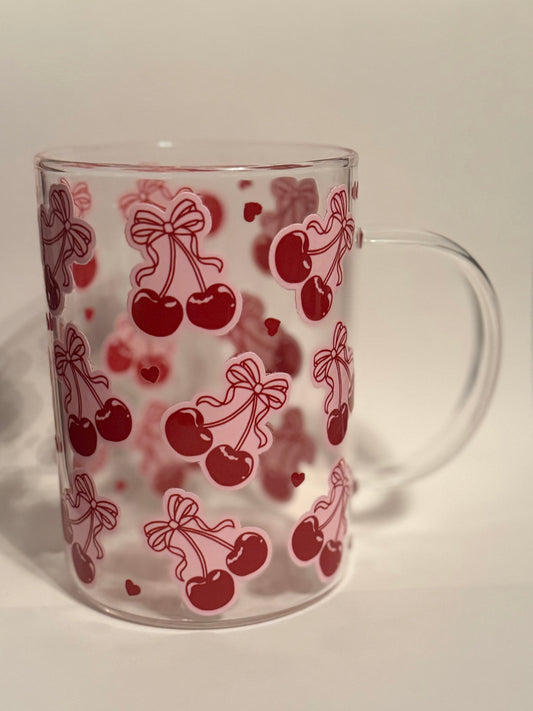 Cherry Coquette glass