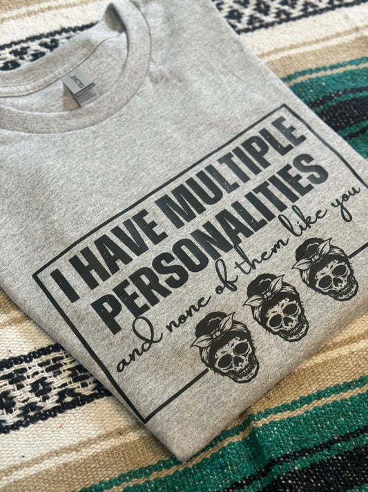 Multiple Personalities t-shirt/crew